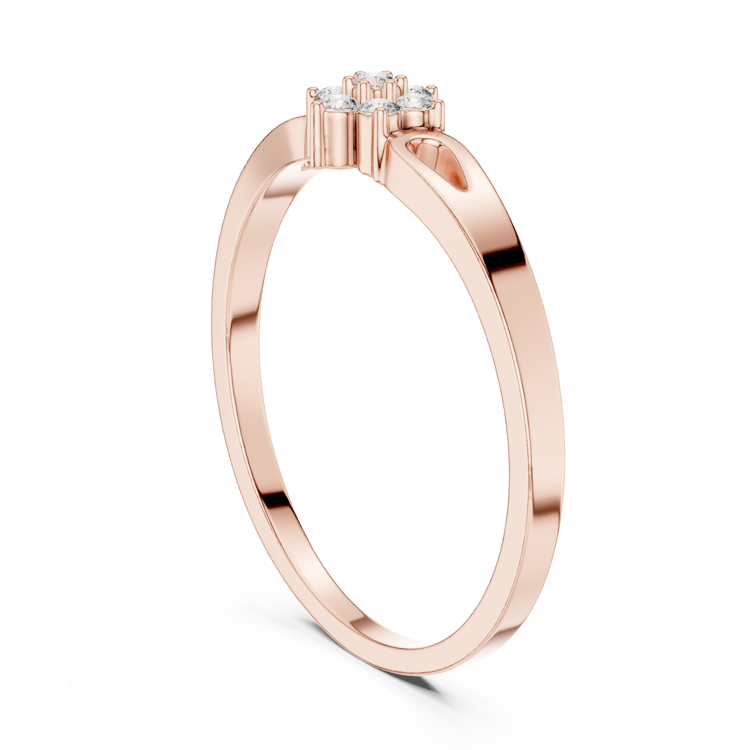 Luxury Diamond Flower Ring
