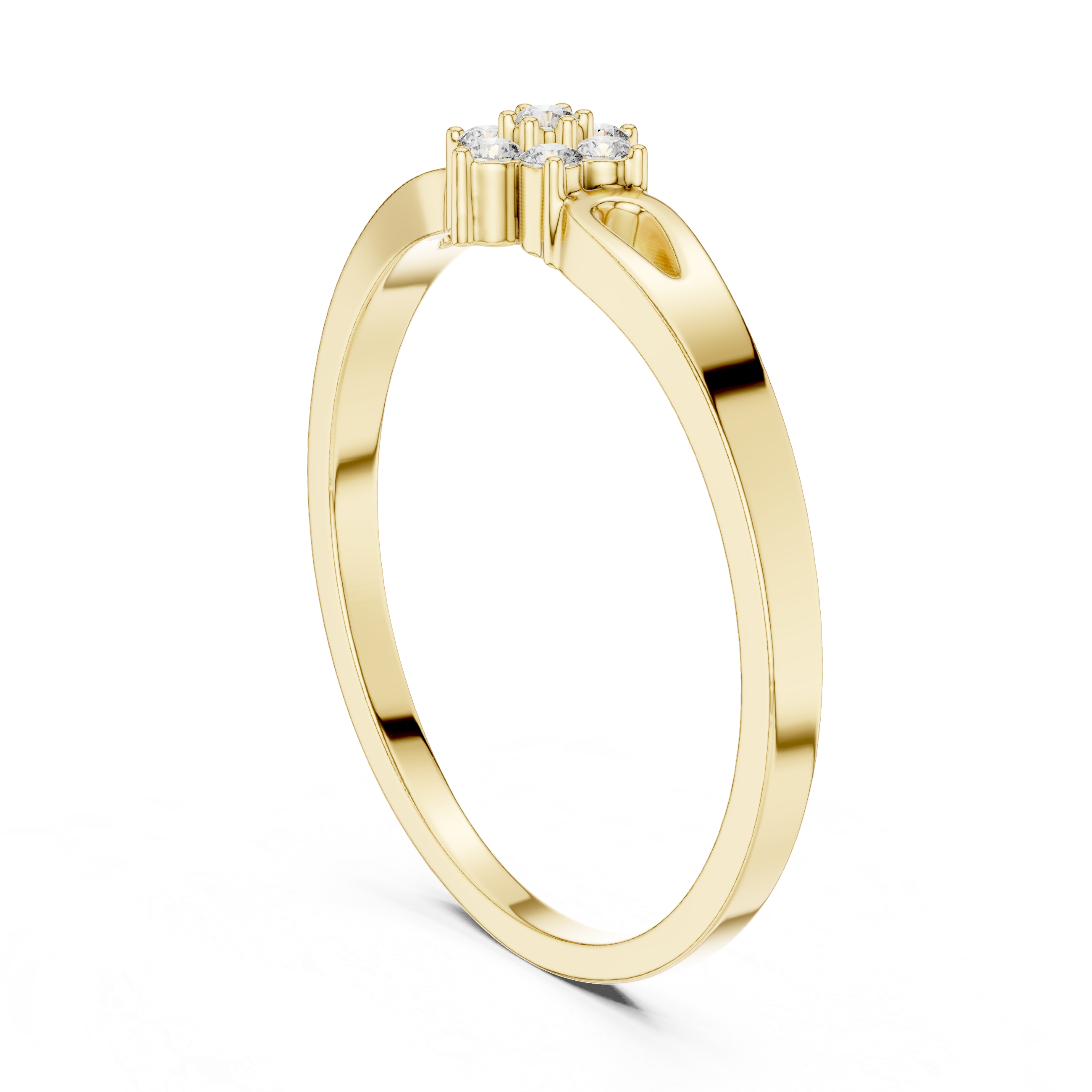 Luxury Diamond Flower Ring