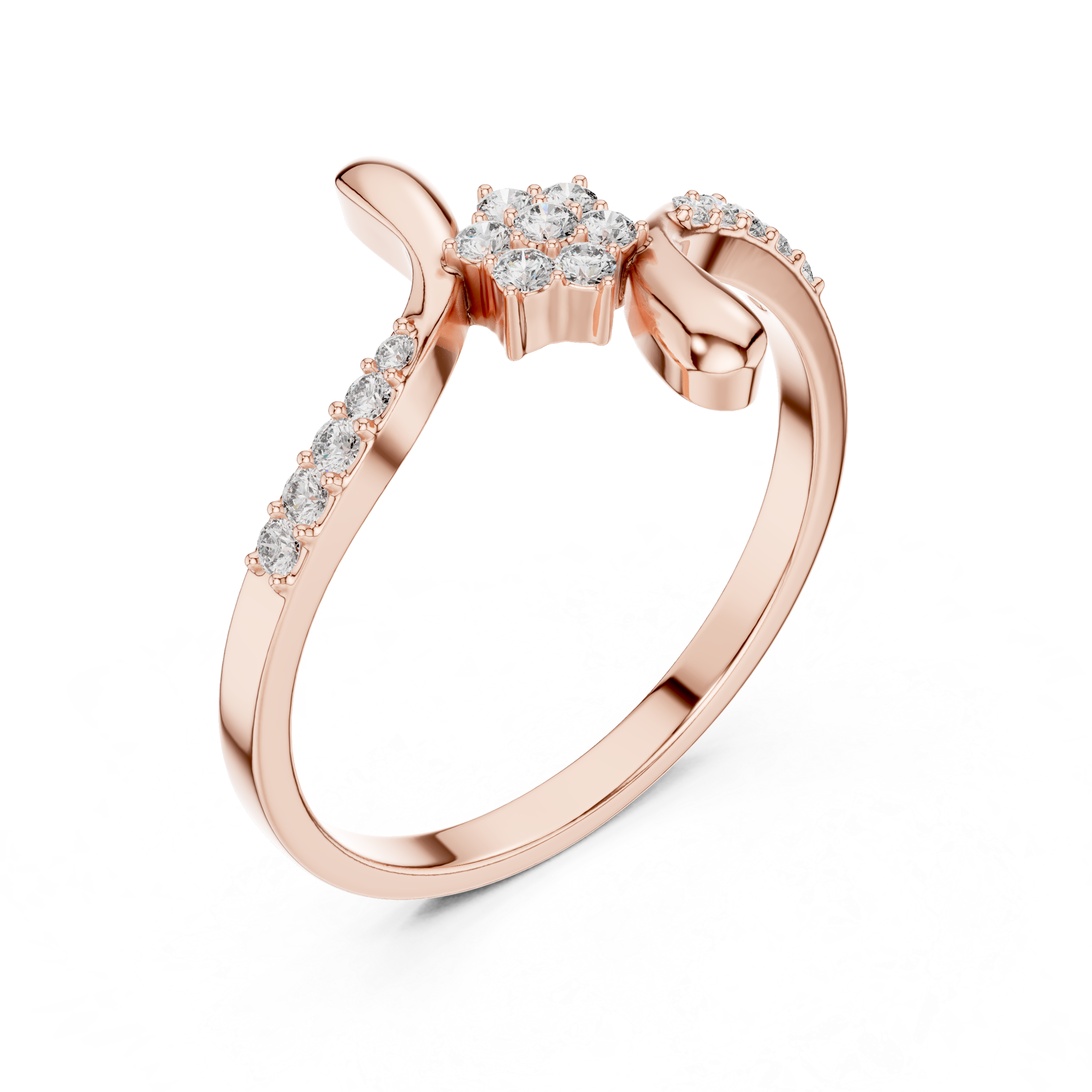 Luxury Diamond Bow Ring