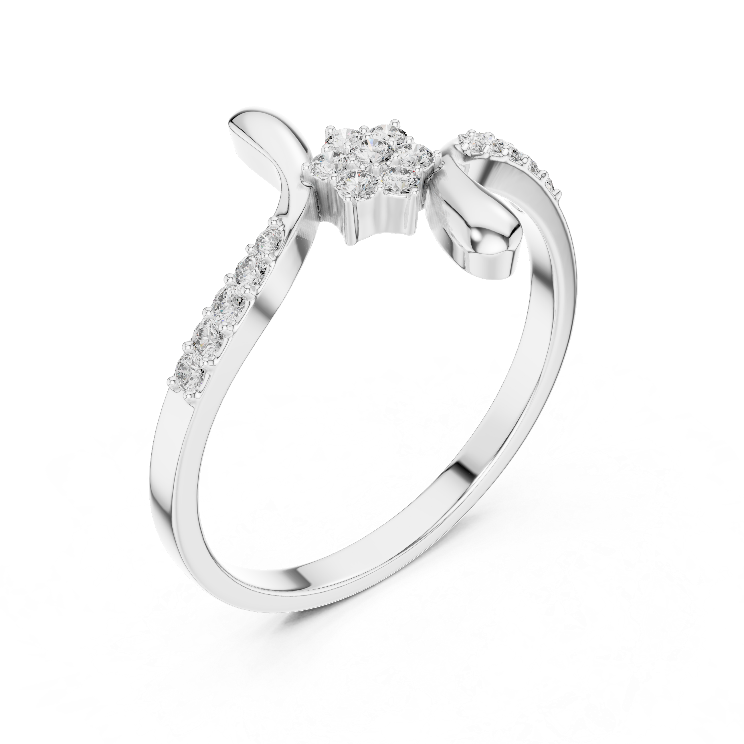 Luxury Diamond Bow Ring