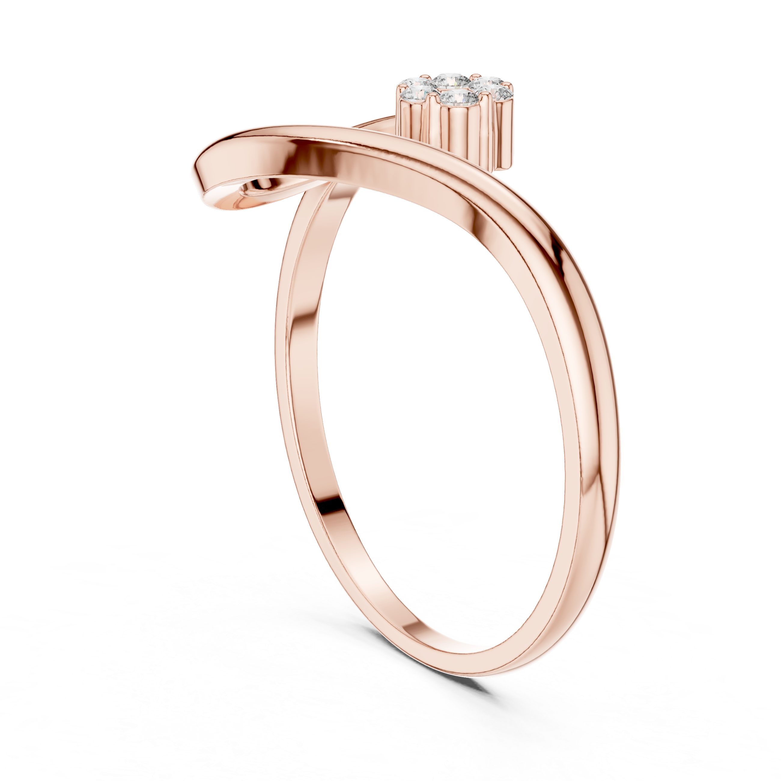 Luxury Flow Diamond Ring