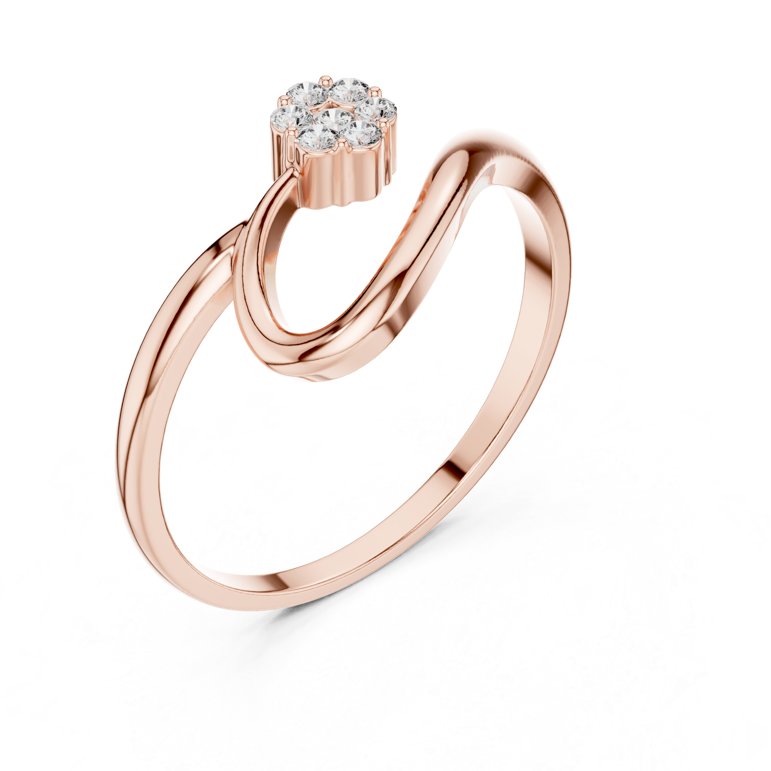 Luxury Flow Diamond Ring