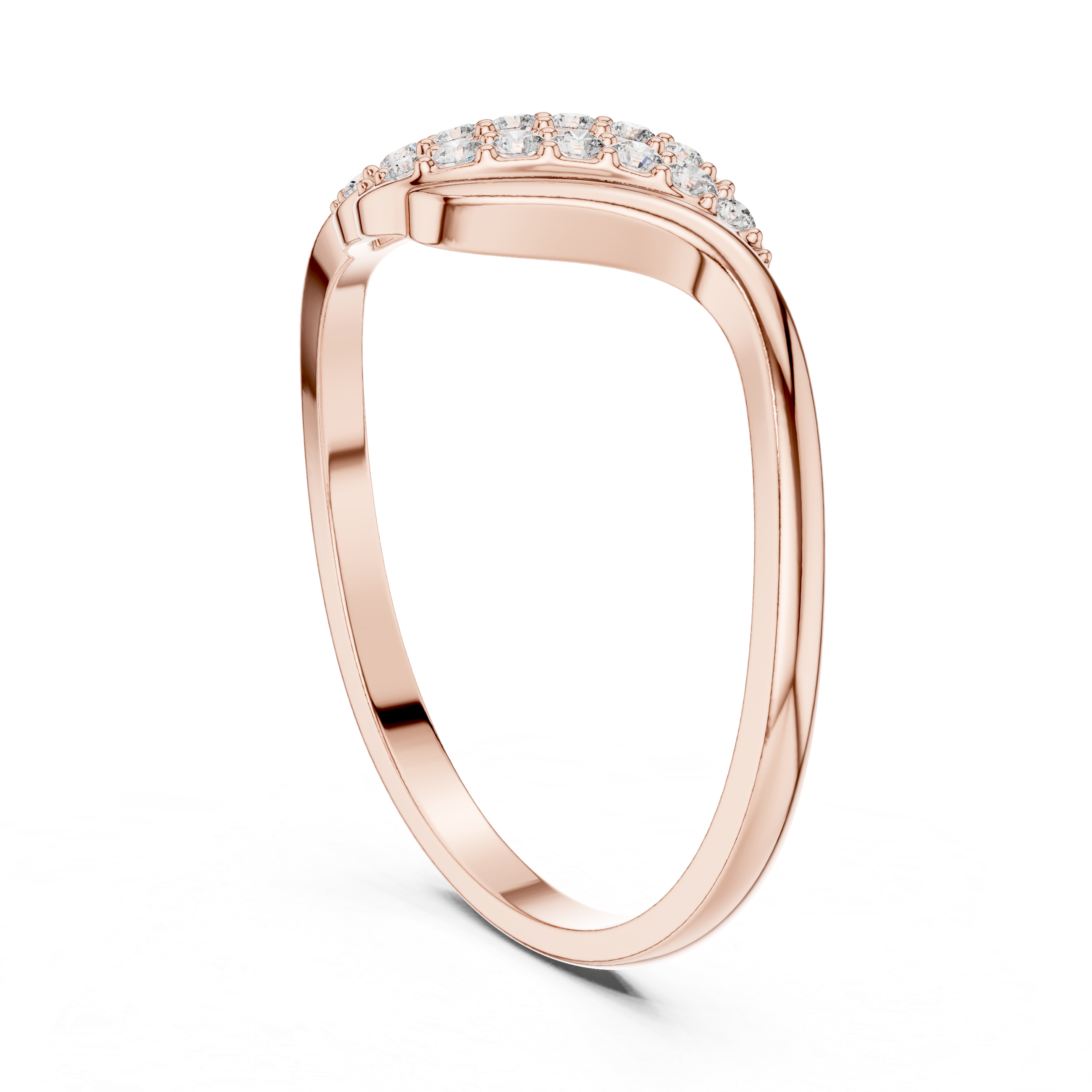 Luxury Wave Diamond Ring