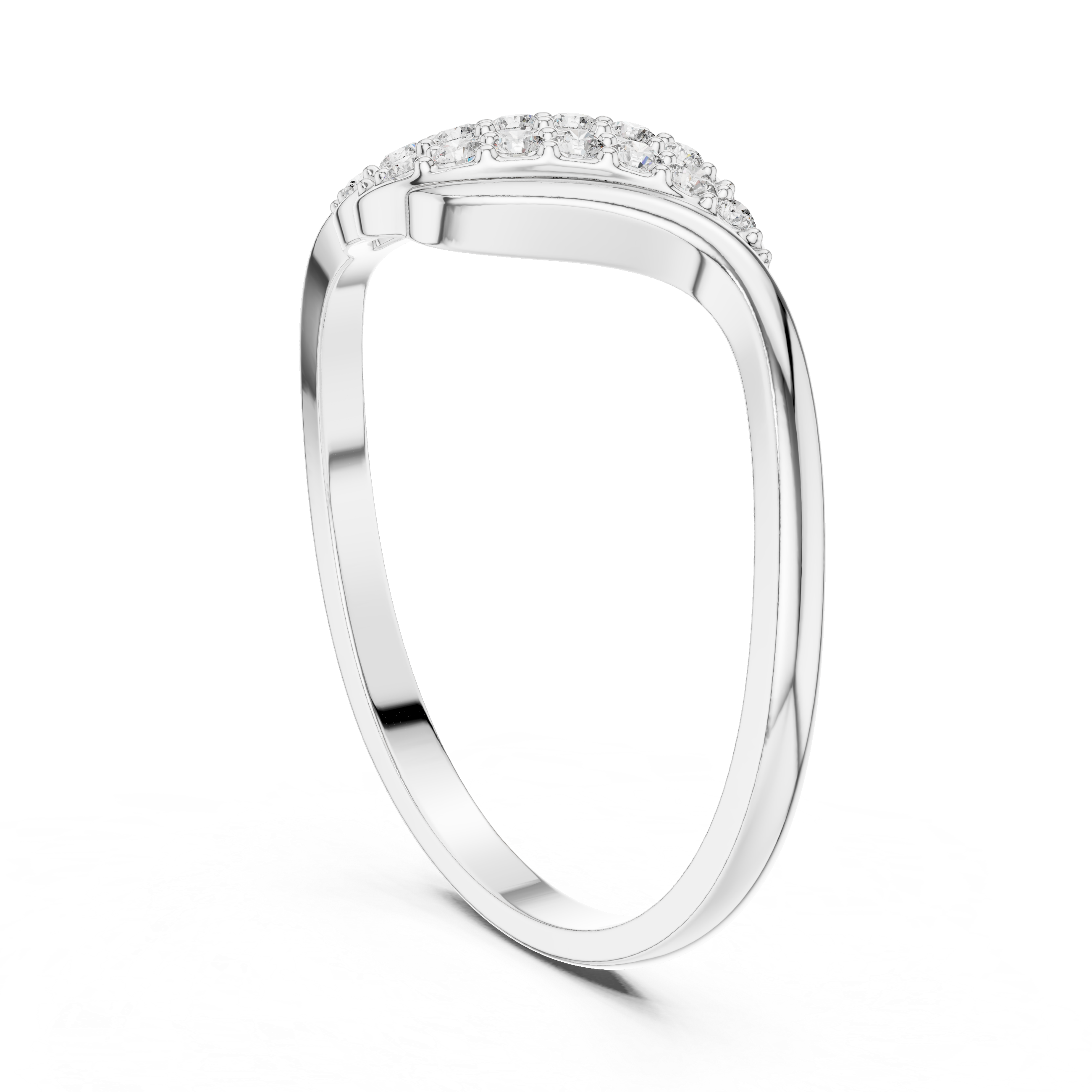 Luxury Wave Diamond Ring