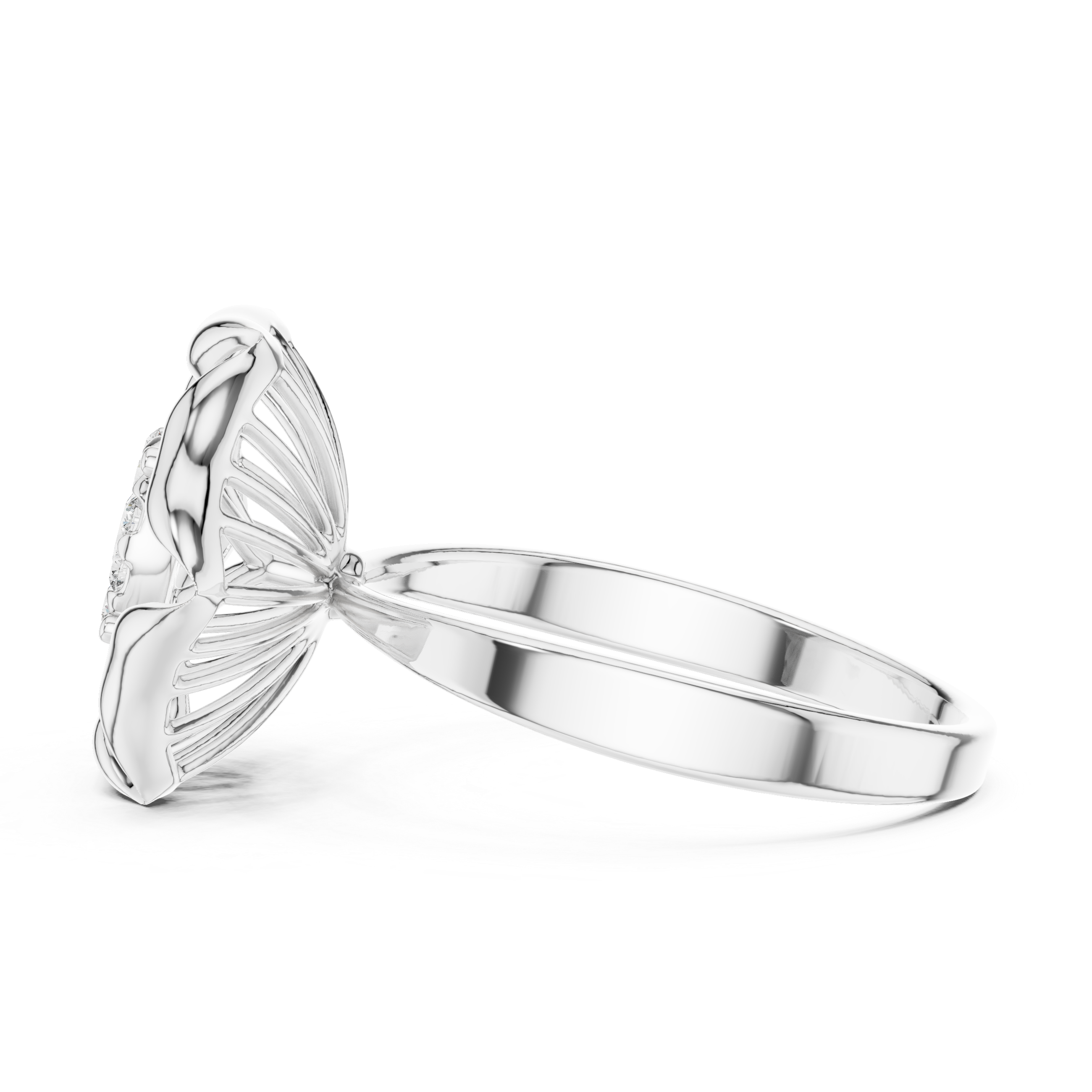 Luxury Starburst Diamond Ring