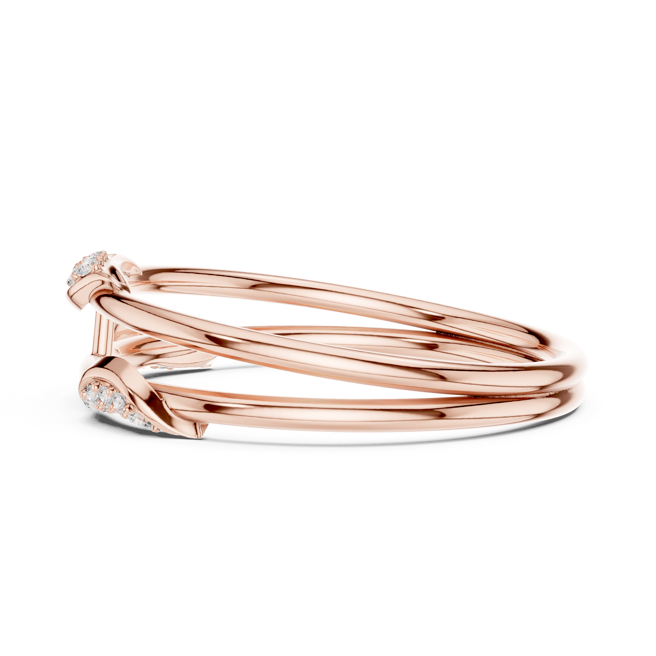 Luxury Double Band Diamond Ring