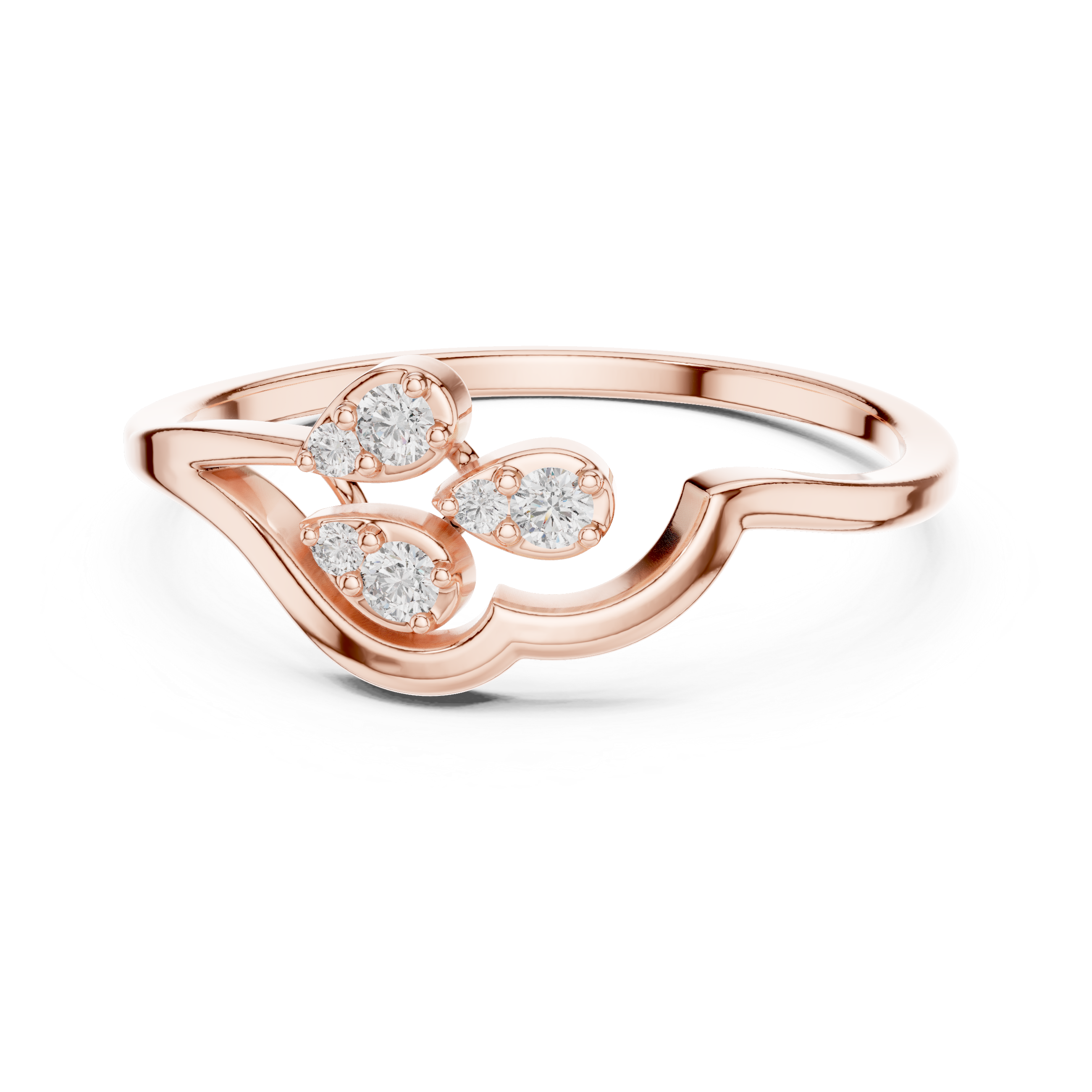 Luxury Flow Diamond Ring
