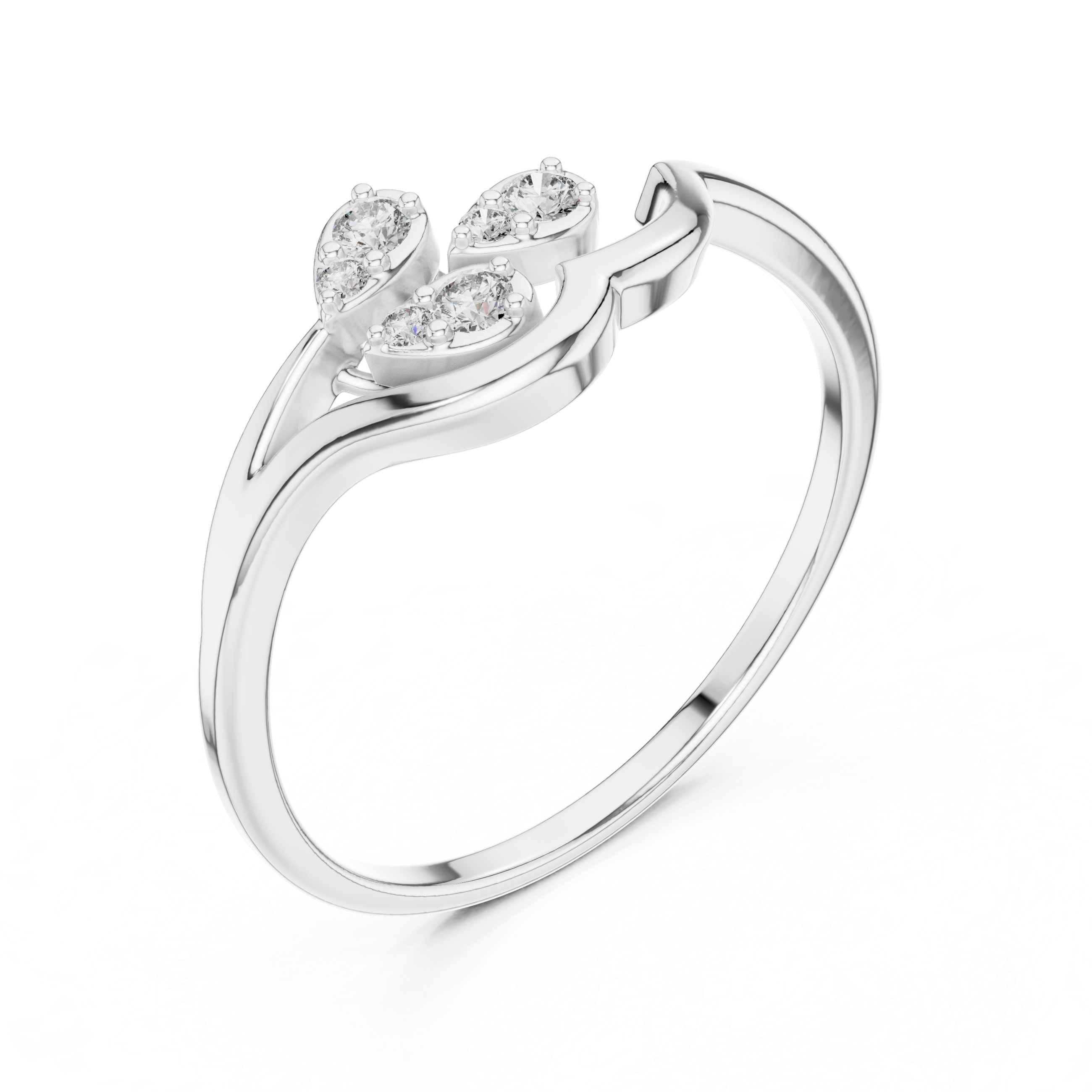 Luxury Flow Diamond Ring