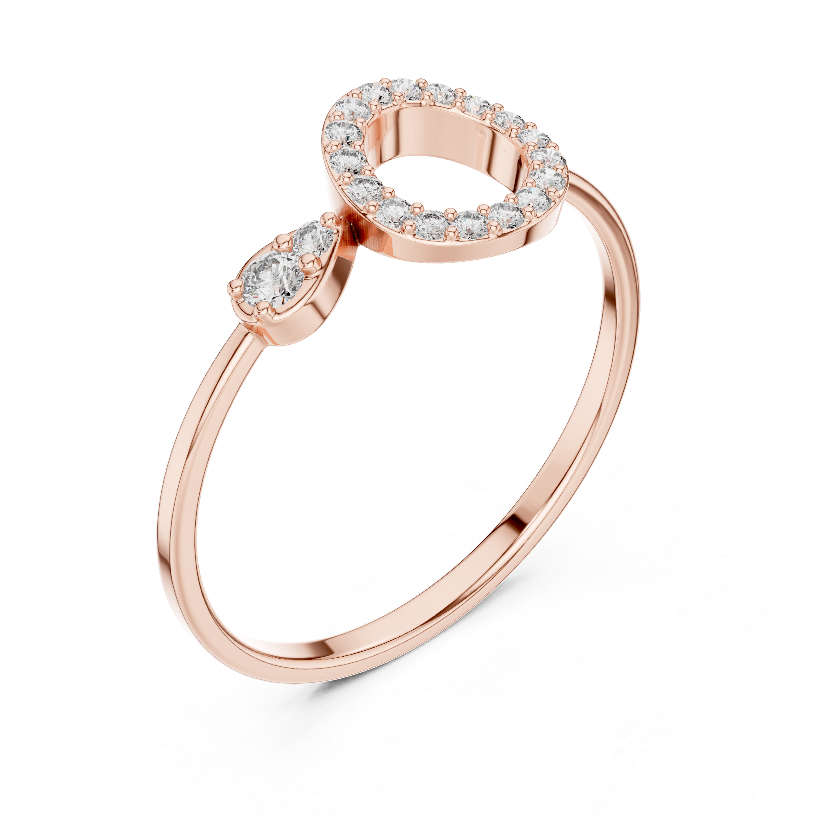 Luxury Circle Diamond Ring