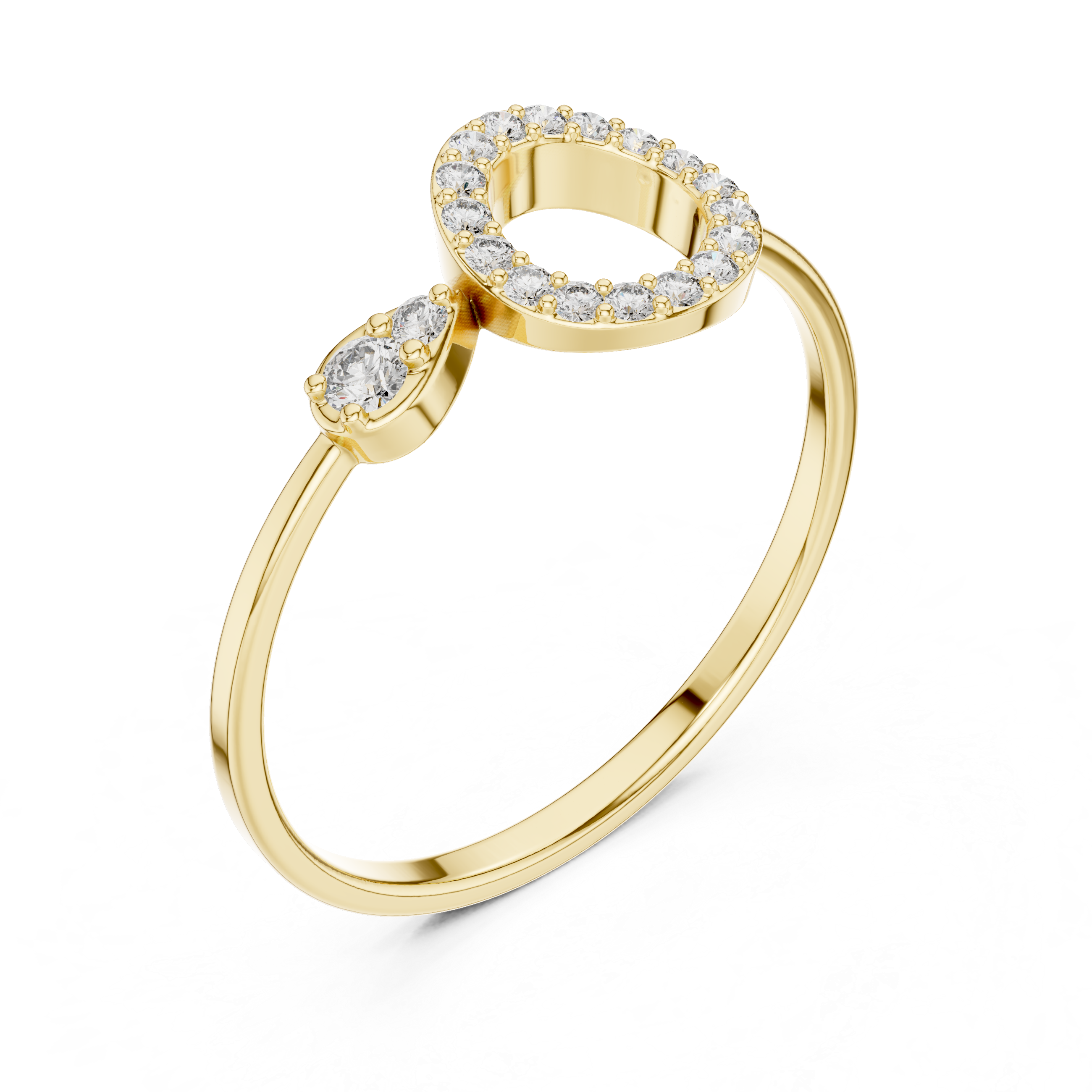 Luxury Circle Diamond Ring
