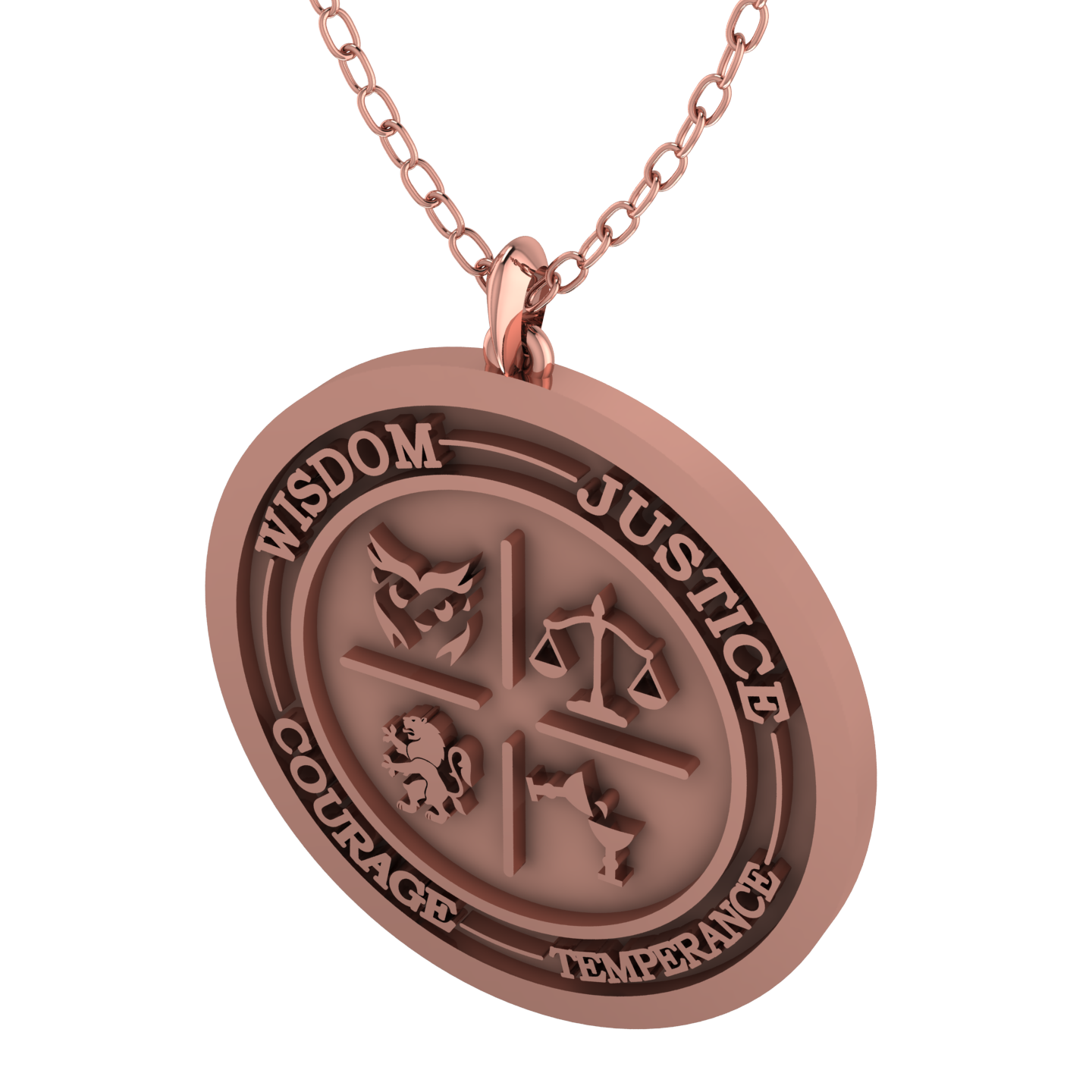 Four Virtues Pendant