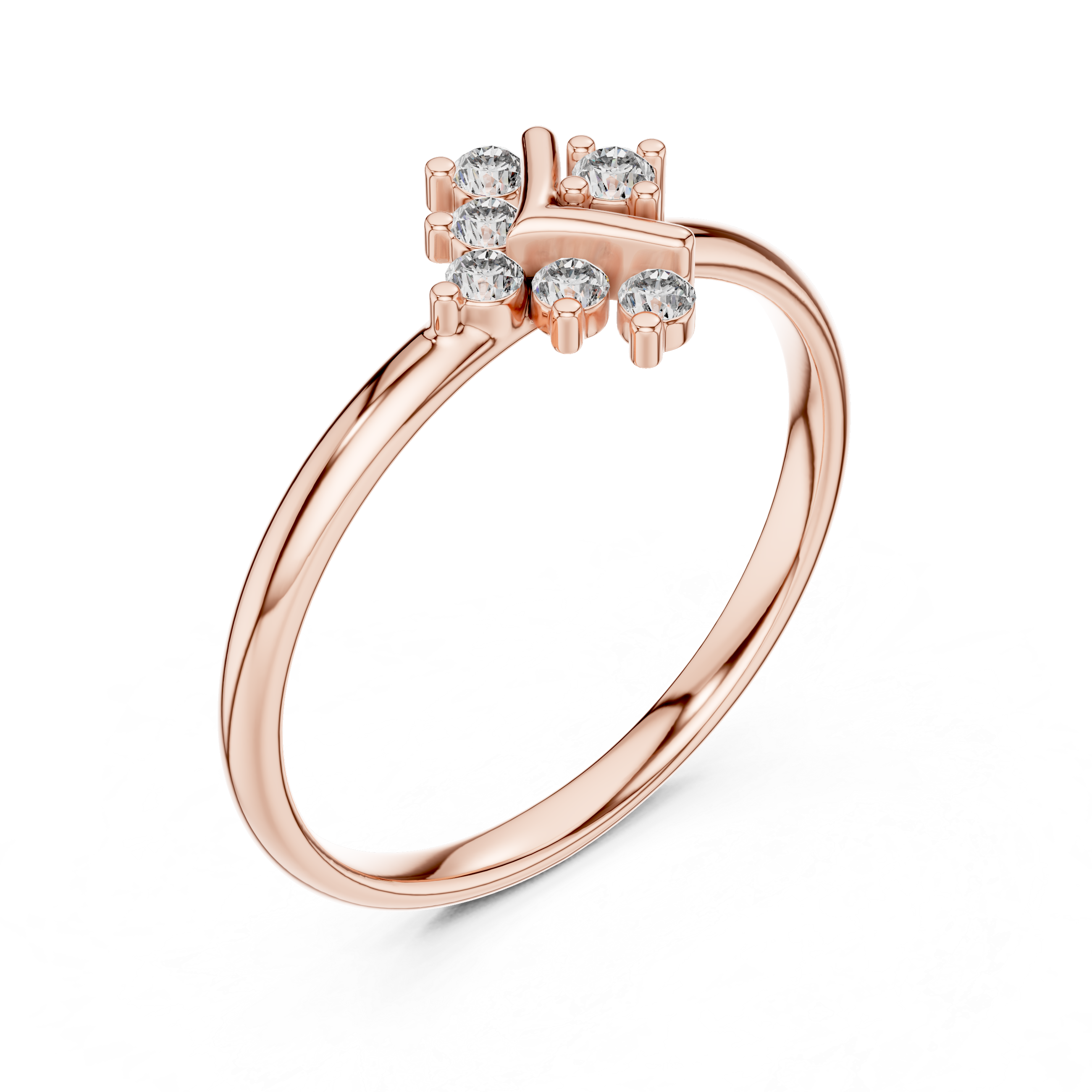 Delicate Diamond Vine Ring