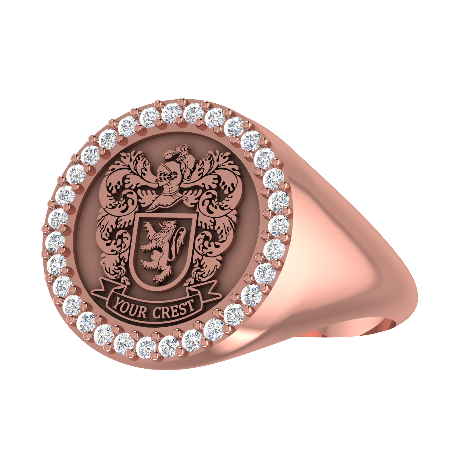 Personalized Family Crest Ring
