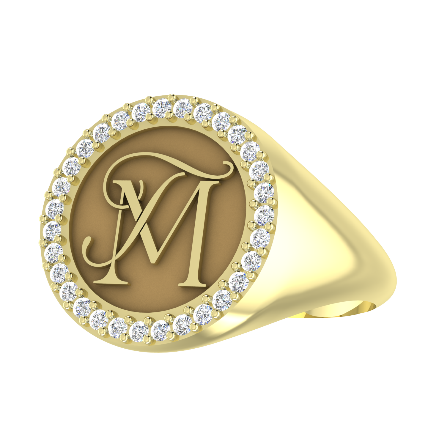 Unisex Universitätsring Rund