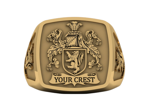 Family Crest Ring – Custom Engraved Signet Ring | Heritage Keepsake Jewelry