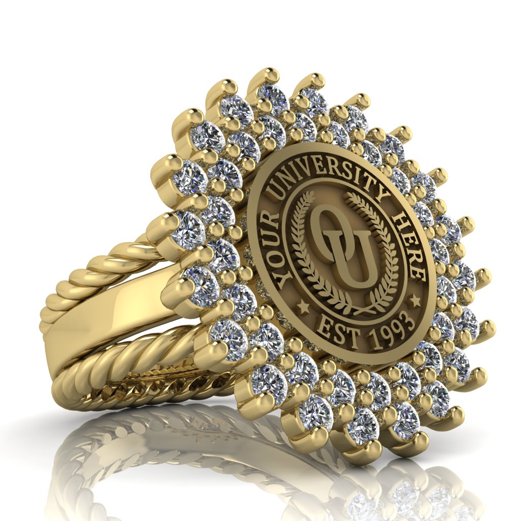 Splendid | Rope Edge Band Custom Collage Ring