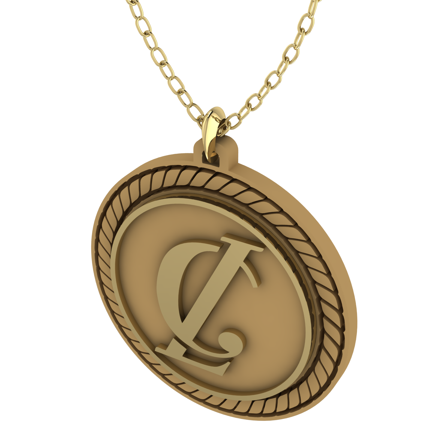 Monogram Pendant