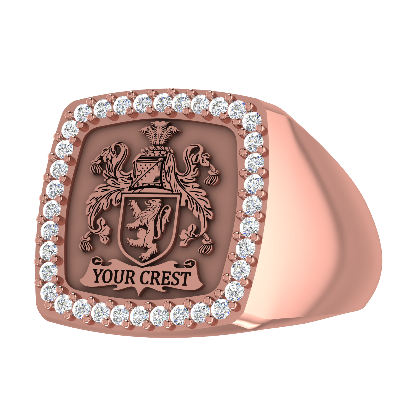 Personalized Family Crest Ring
