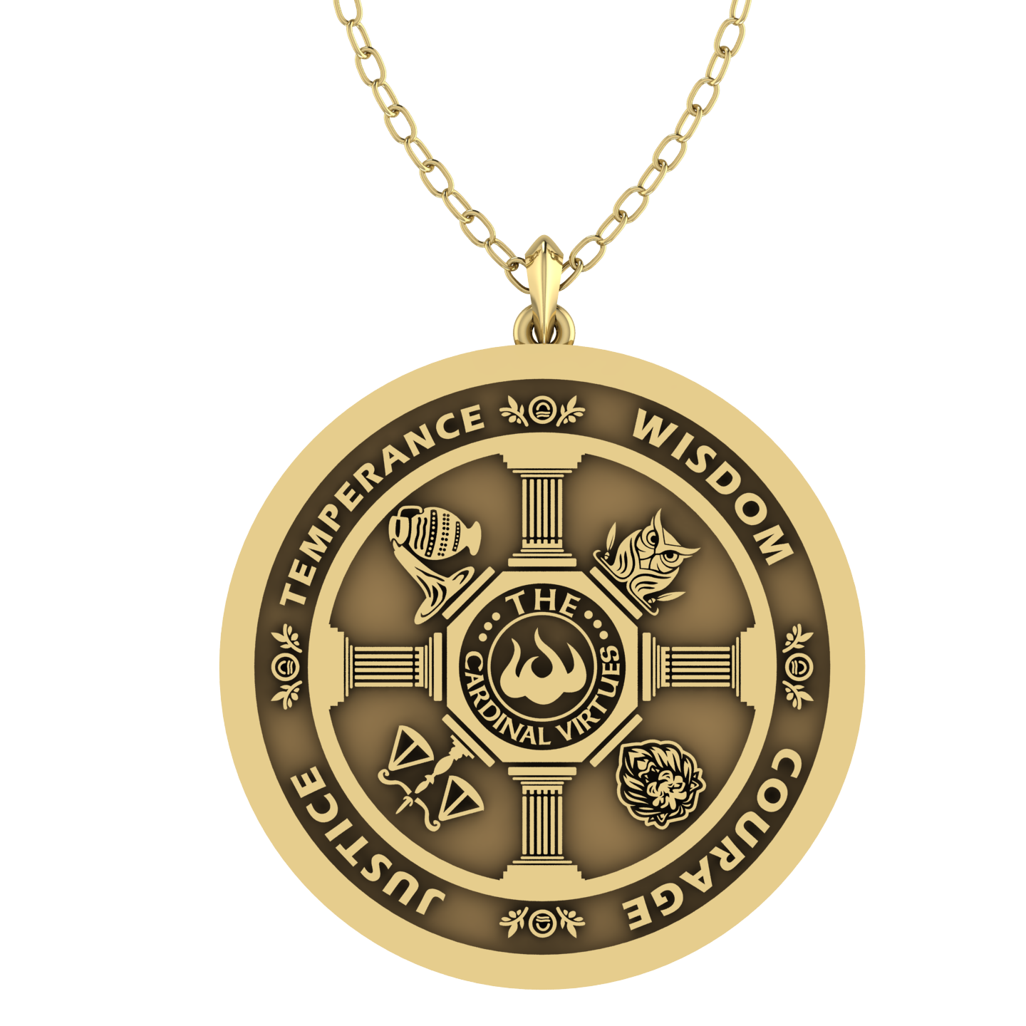 Four Virtues Pendant