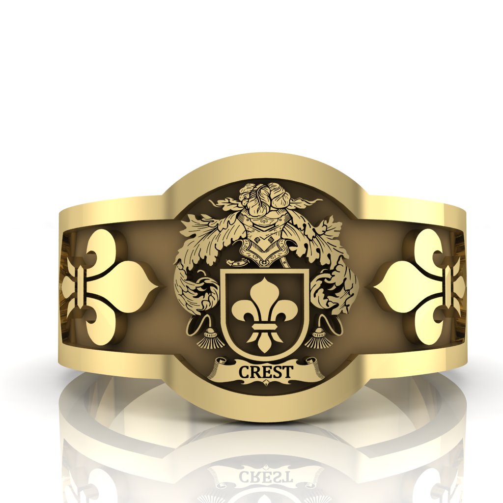 Personalized Family Crest Ring