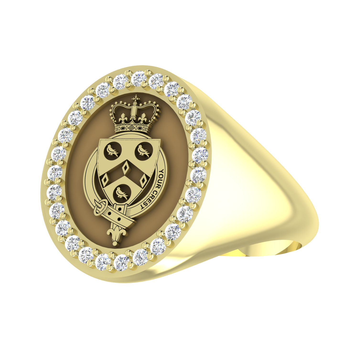 Personalized Family Crest Ring