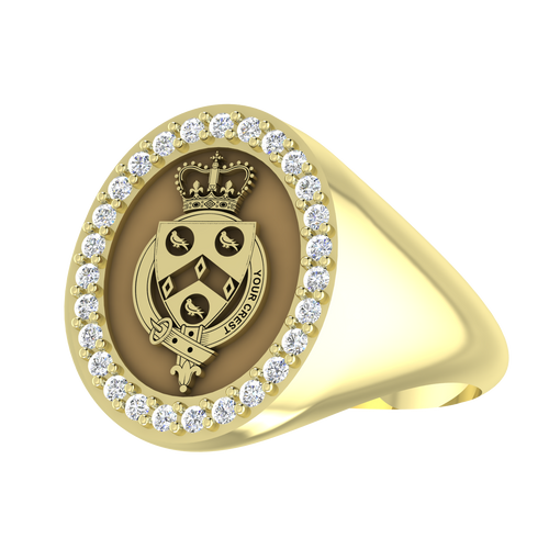 Personalized Family Crest Ring