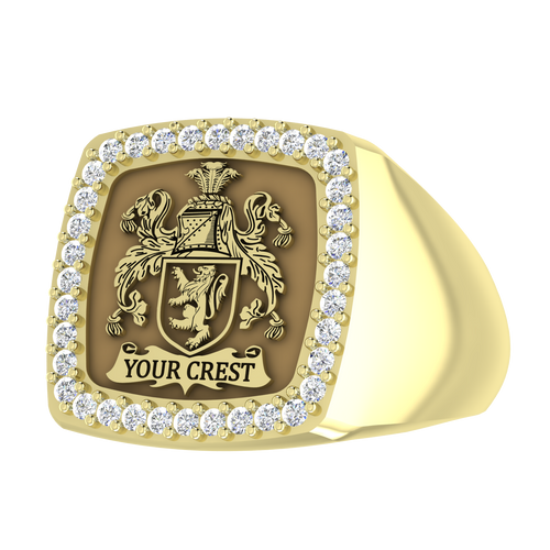 Personalized Family Crest Ring