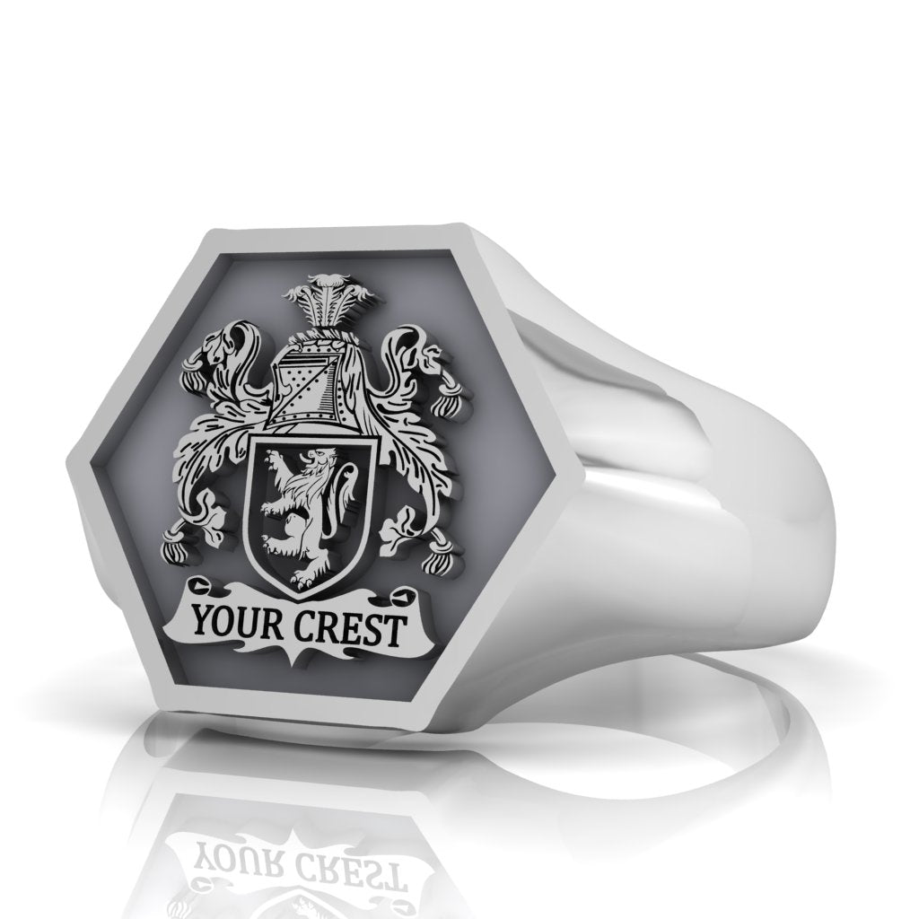 Personalized Family Crest Ring