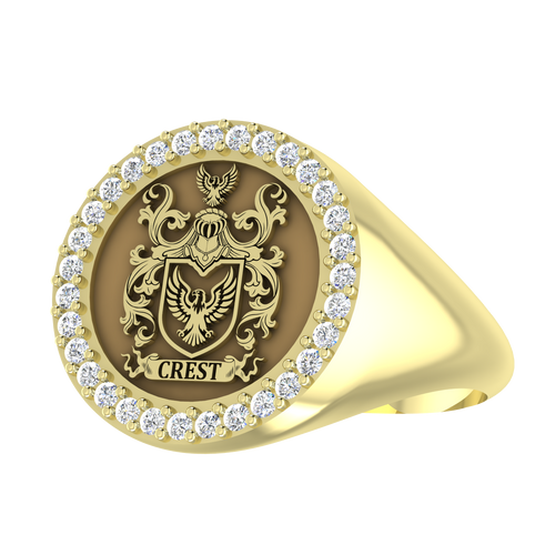 Personalized Family Crest Ring
