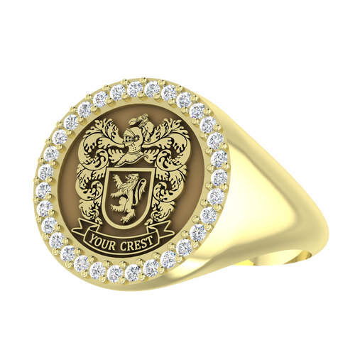 Personalized Family Crest Ring