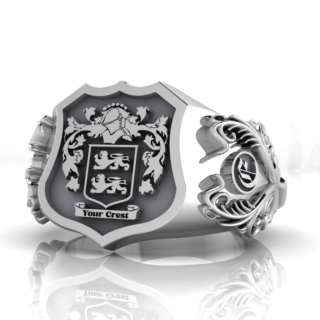Personalized Family Crest Ring