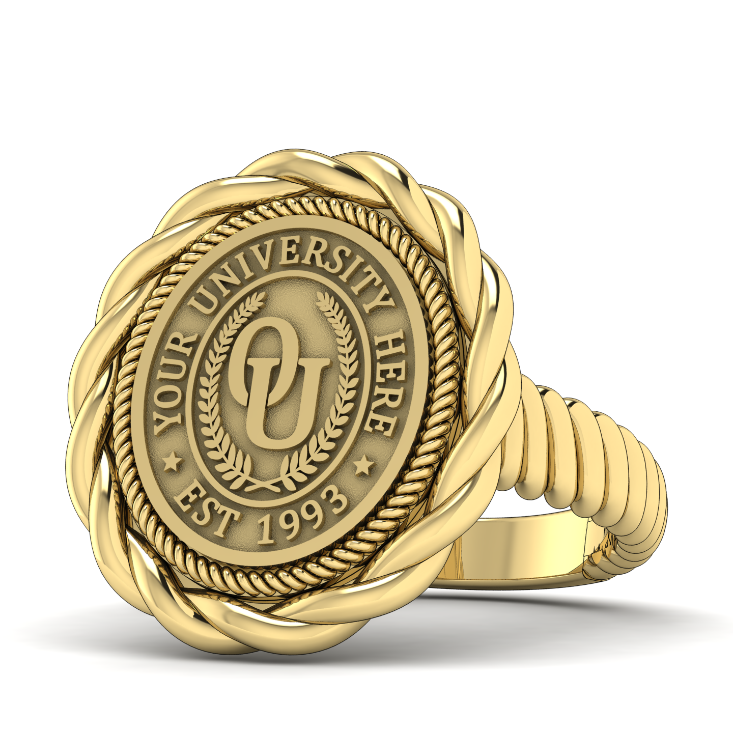 Melipat | Rope Core Band Custom College Ring