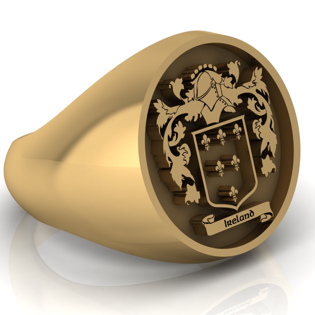 Personalized Family Crest Ring