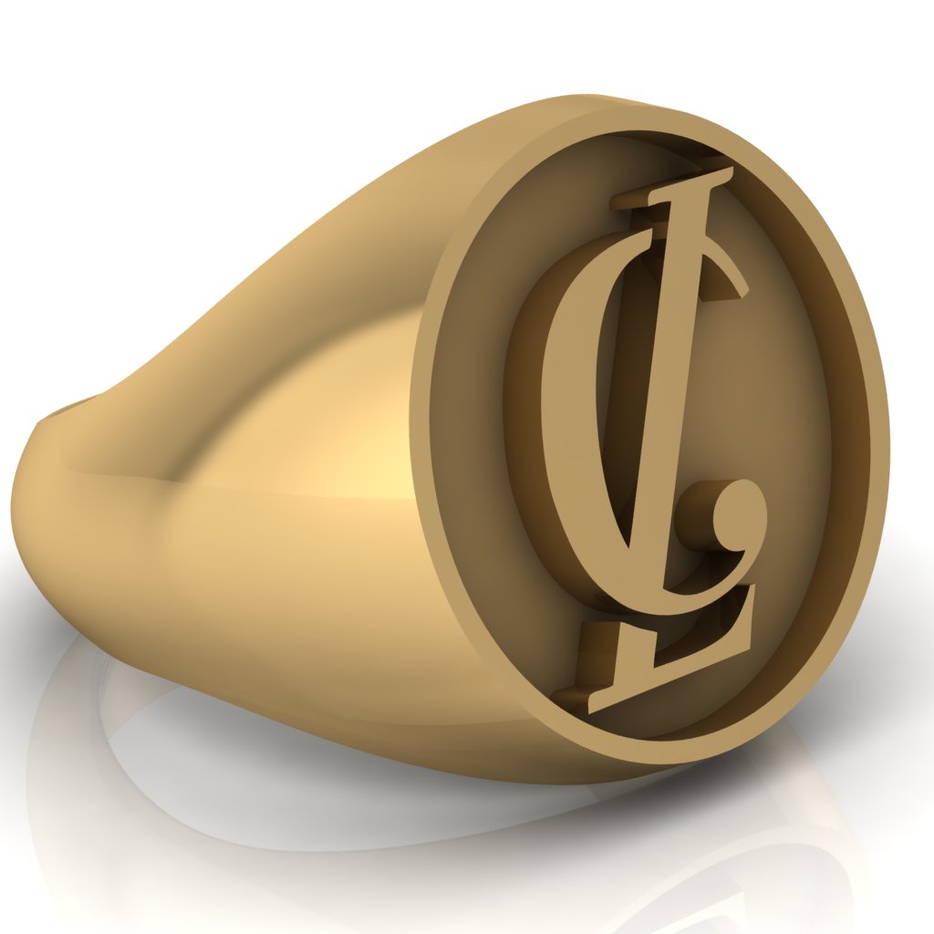 Unisex Universitätsring Rund