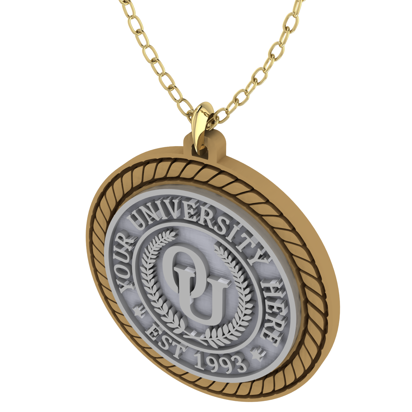 Circum Rope | Custom Unisex University Pendant