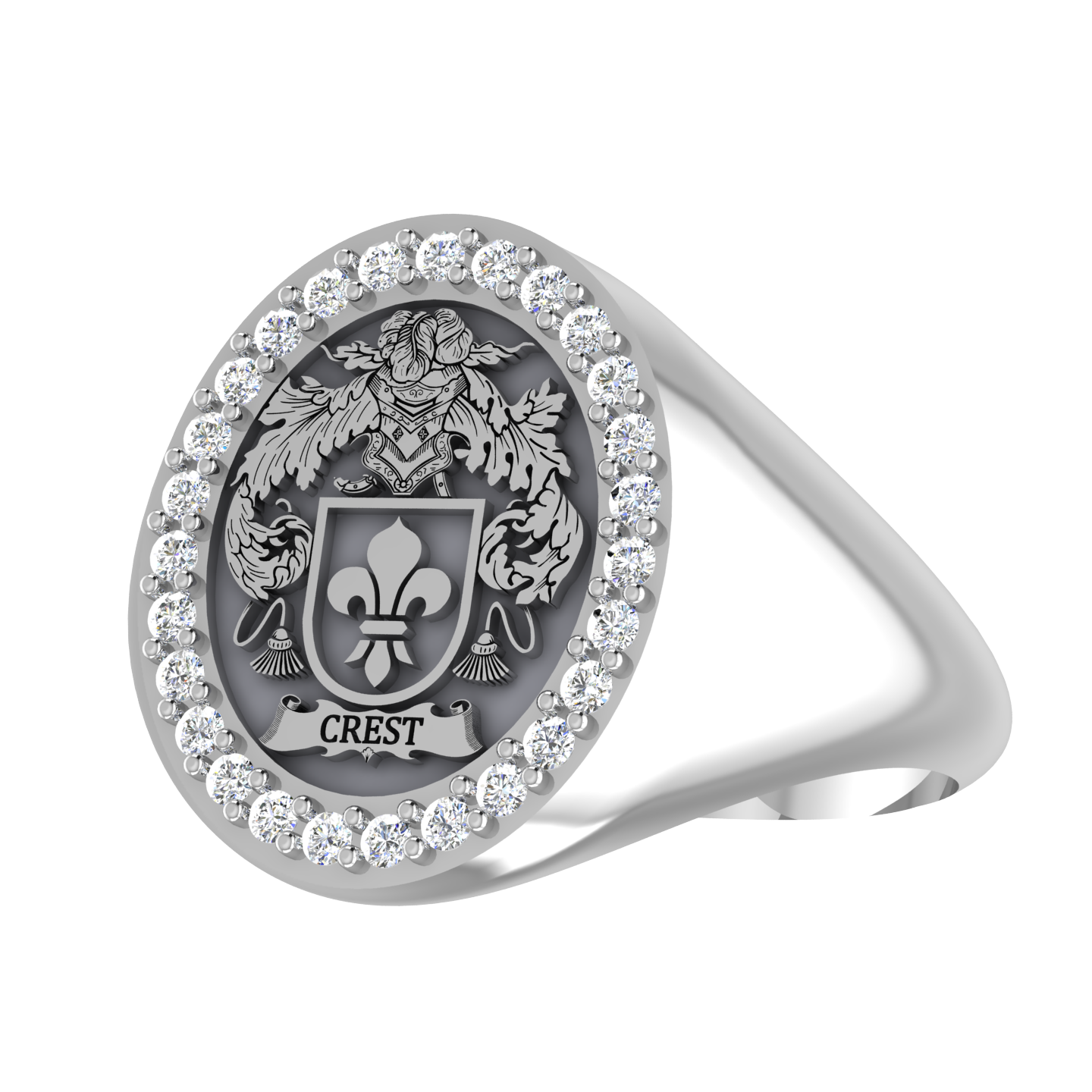 Personalized Family Crest Ring
