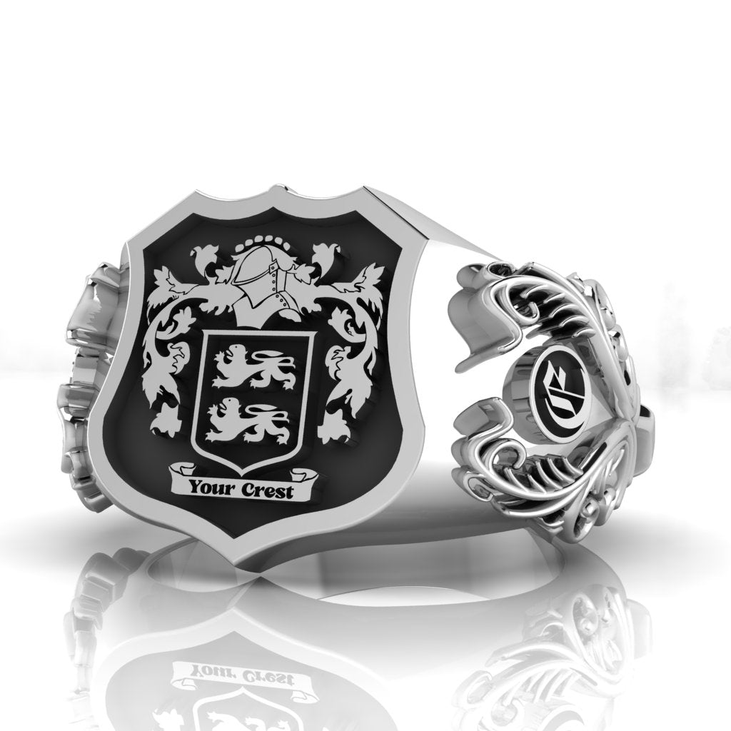 Personalized Family Crest Ring