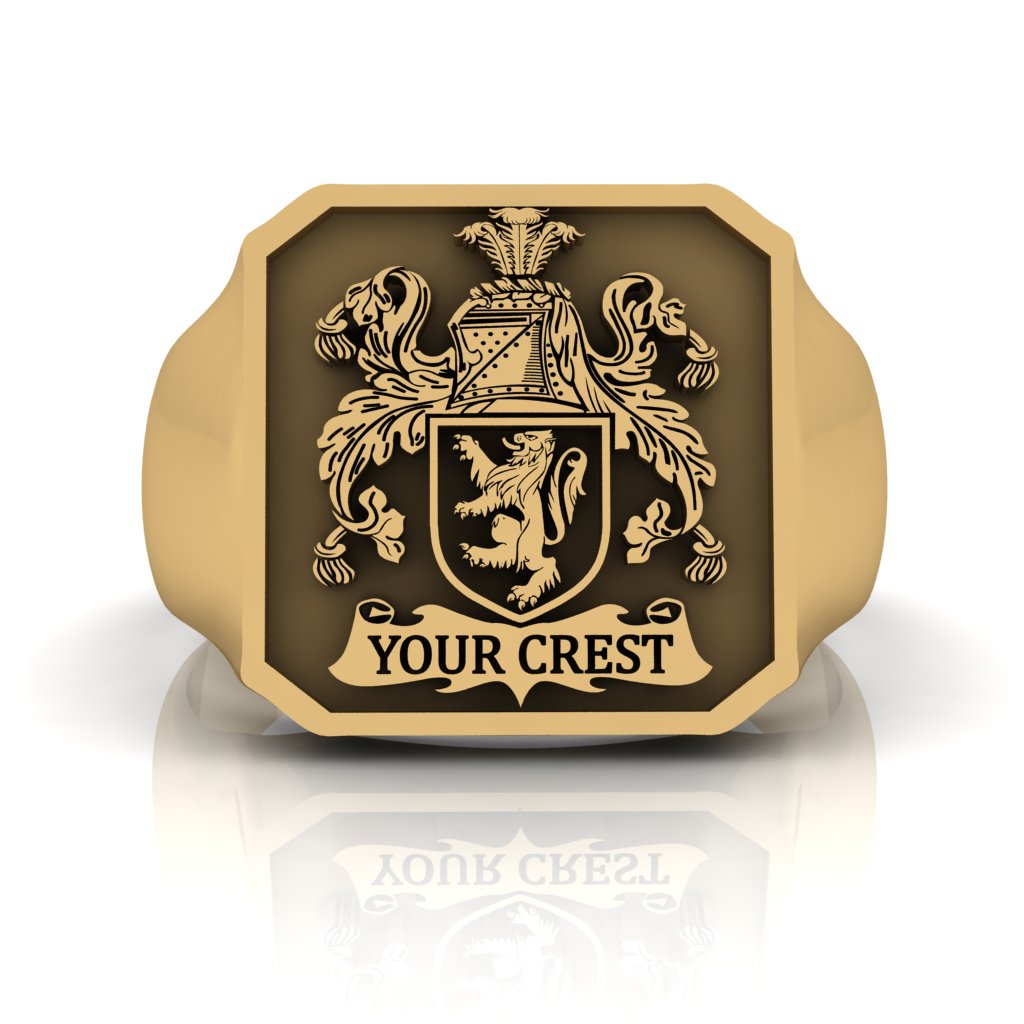 Personalized Family Crest Ring