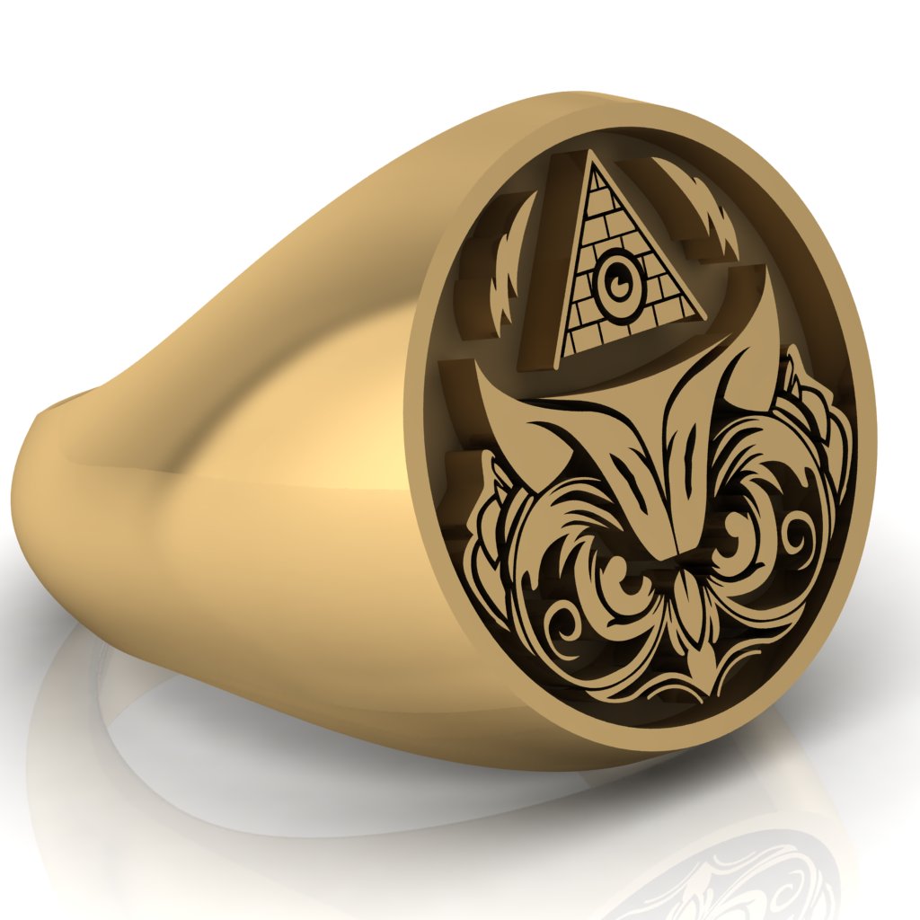 Masonic Owl Ring