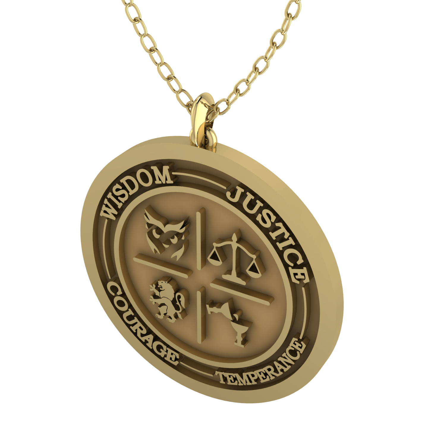 Four Virtues Pendant