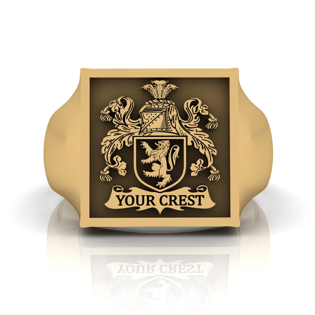 Personalized Family Crest Ring