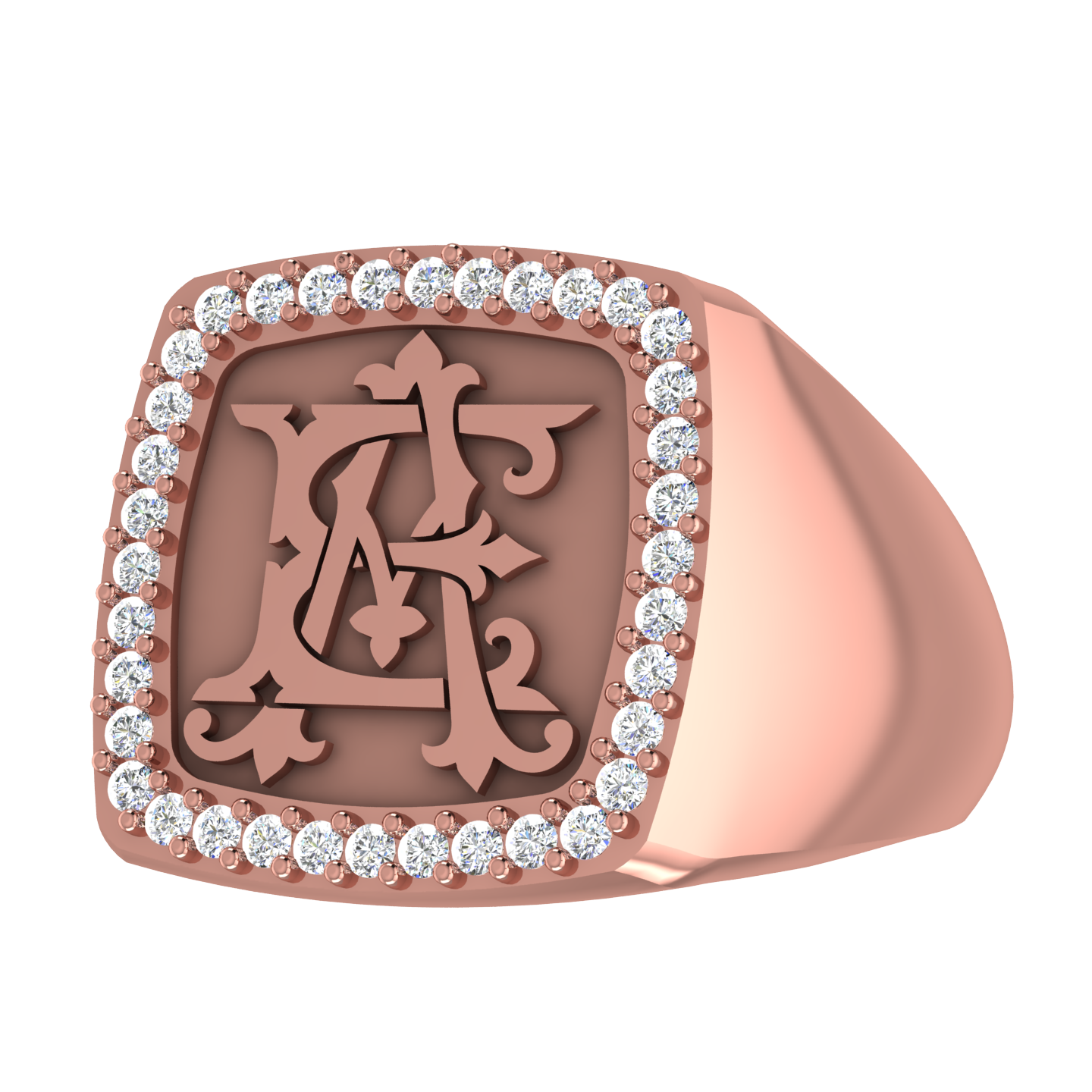 Unisex Universitätsring Rund