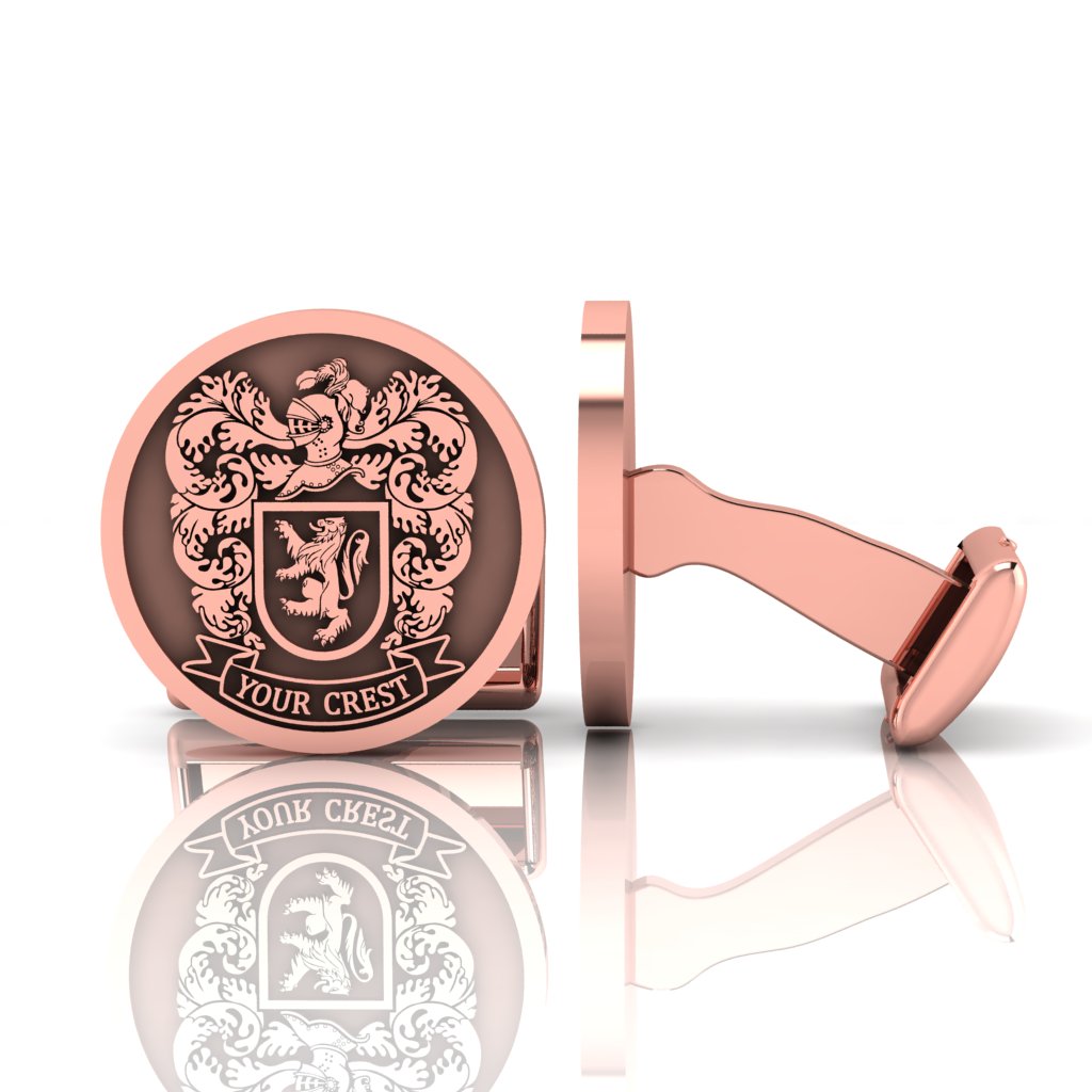Personalized Family Crest Cufflinks