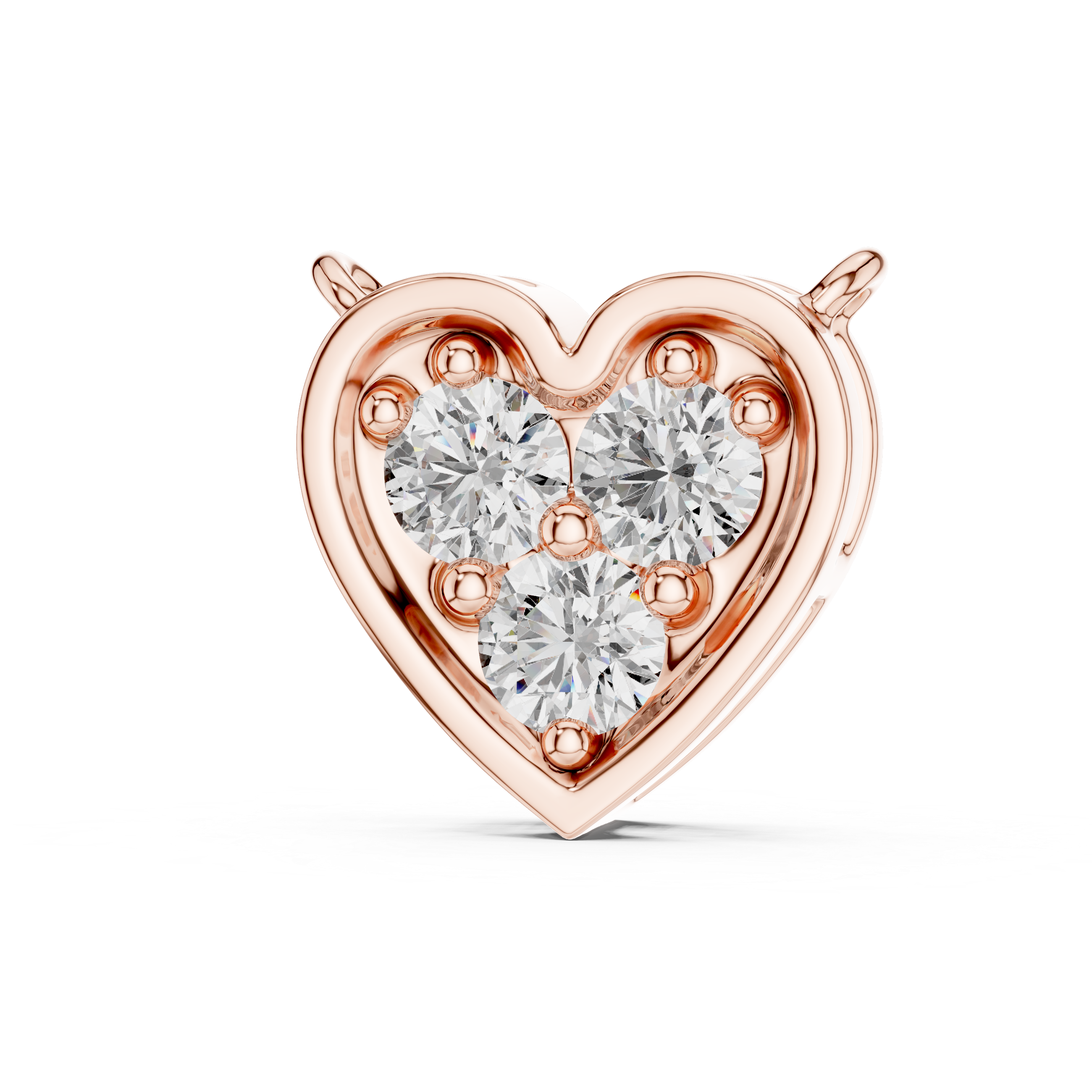 Diamond Heart Pendant Necklace