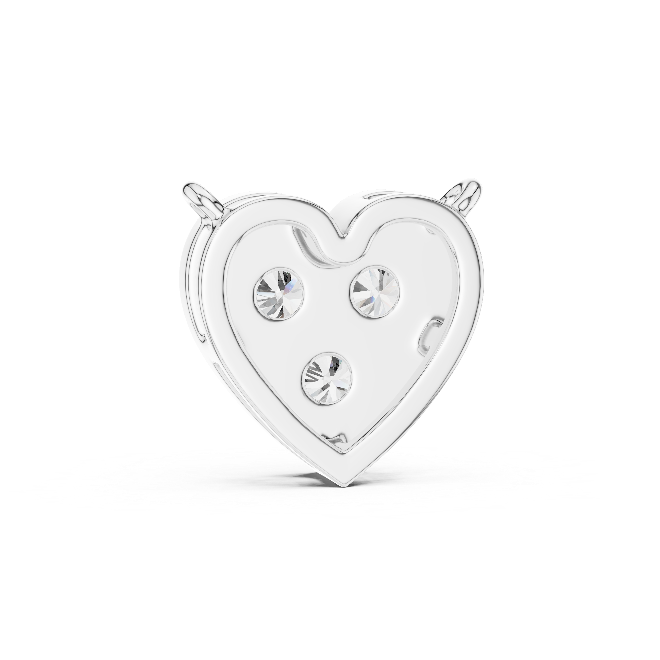 Diamond Heart Pendant Necklace