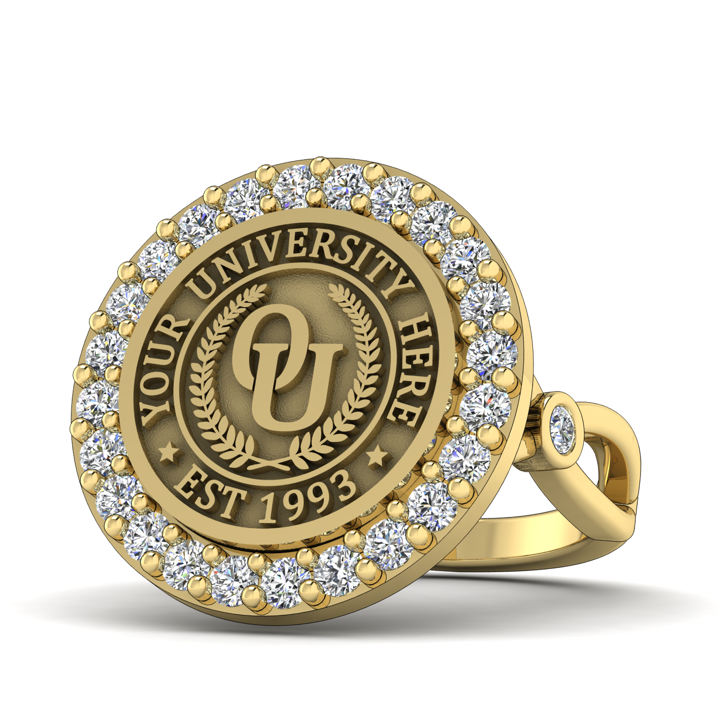 Circum | Infinity Bezel Band Custom College Ring