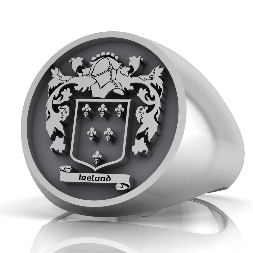 Personalized Family Crest Ring