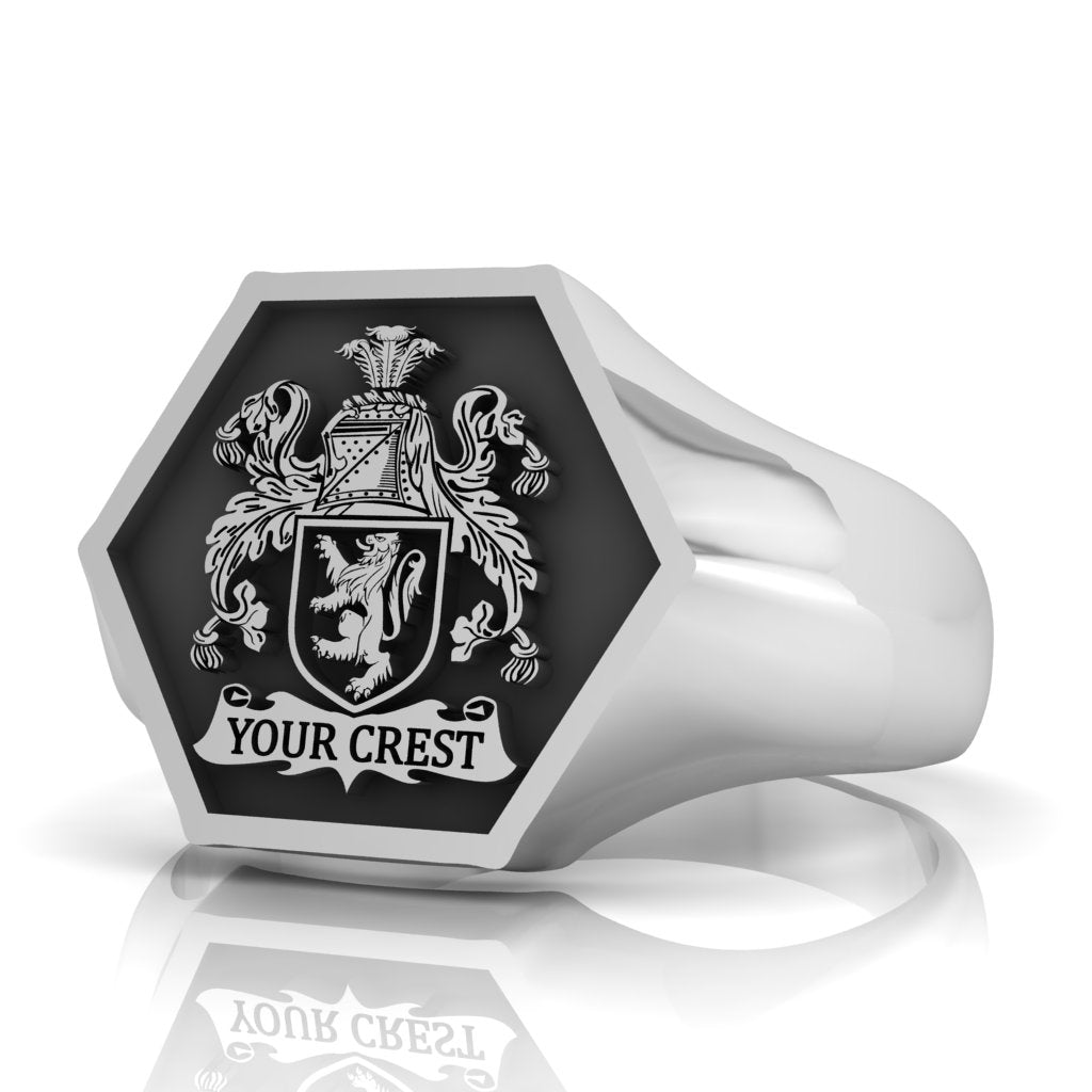 Personalized Family Crest Ring