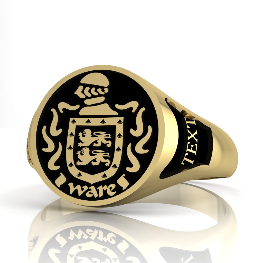 Personalized Family Crest Ring