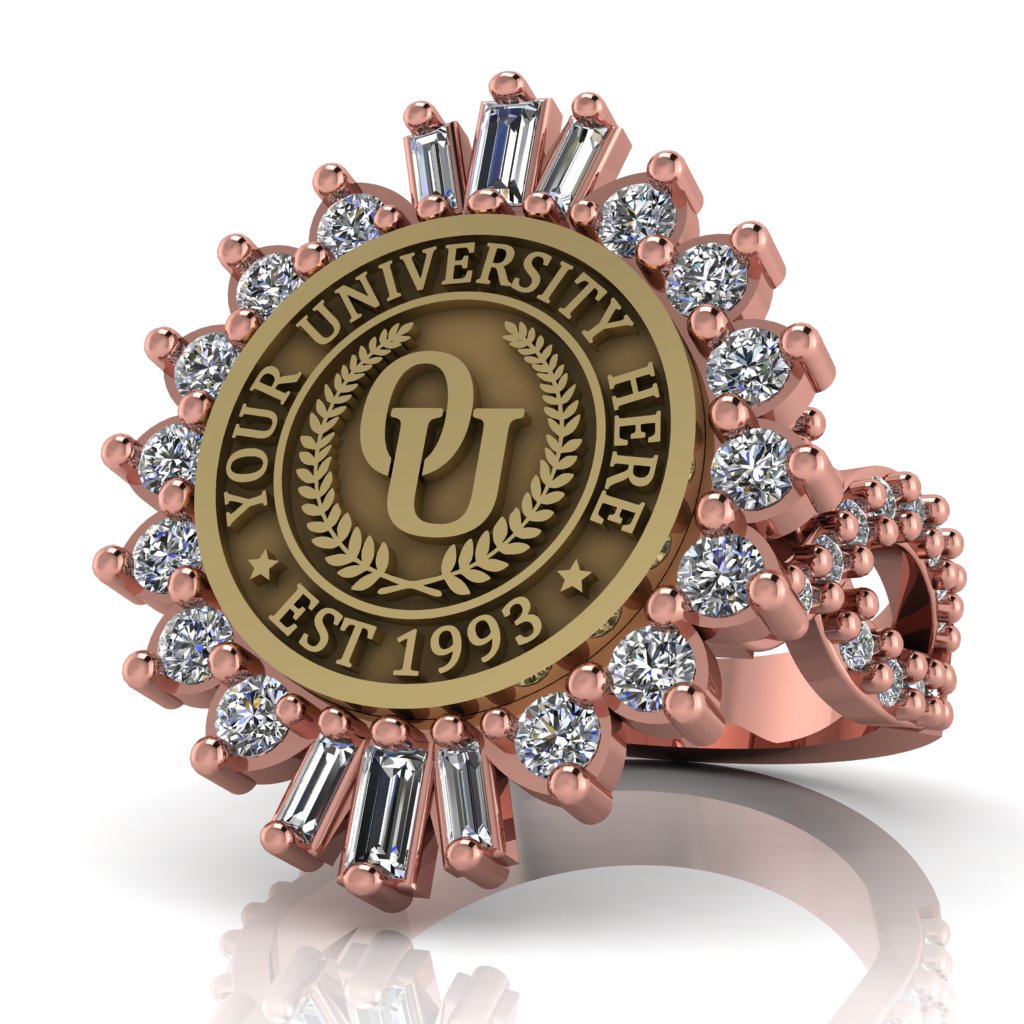 Seren | Infinity Pave Band Custom Collage Ring